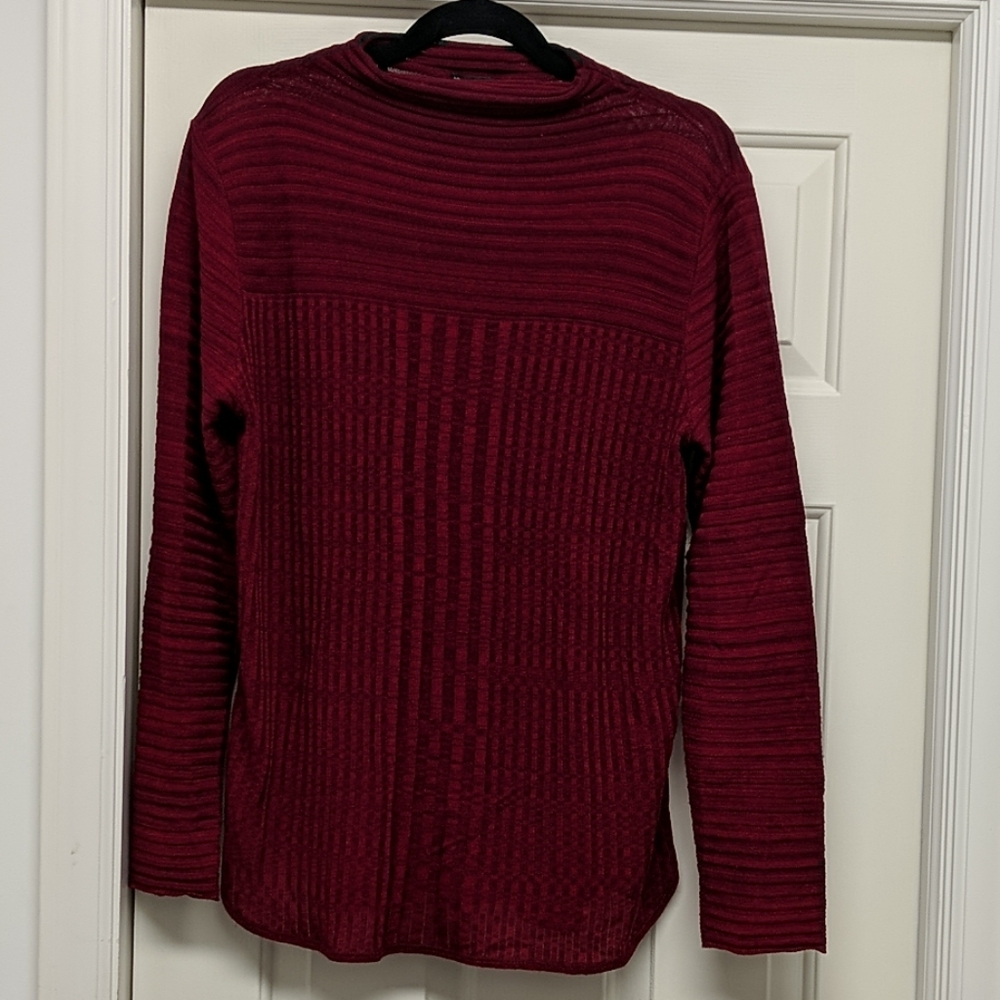 Dark Red New Directions Sweater Size XL